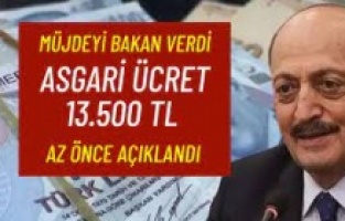 Müjdeyi Bakan Bilgin verdi! Asgari ücrete ara zam açıklandı: Tam 13.500 TL oldu