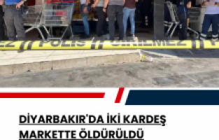 Diyarbakır'da iki kardeş markette öldürüldü