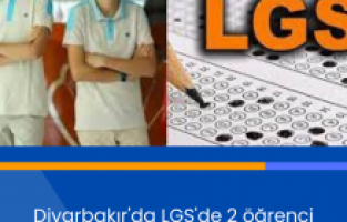 Diyarbakır'da LGS'de 2 öğrenci Türkiye birincisi oldu