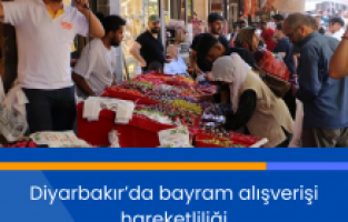 Diyarbakır’da bayram alışverişi hareketliliği