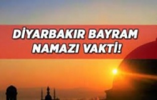 Diyarbakır’da bayram namazı kılındı