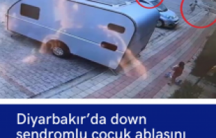 Diyarbakır’da down sendromlu çocuk ablasını ezdi
