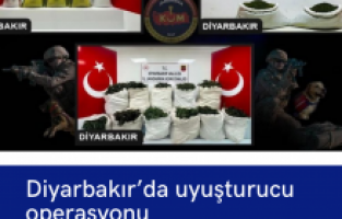 Diyarbakır’da uyuşturucu operasyonu