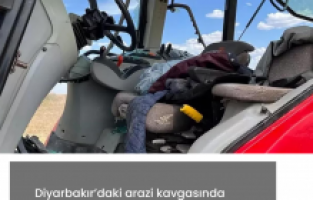 Diyarbakır’daki arazi kavgasında dehşete düşüren görüntüler