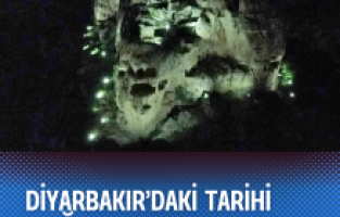 Diyarbakır’daki tarihi mağara ışıklandırıldı