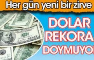 Dolar, rekora doymuyor