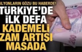 Emekli Maaşları kademeli artacak