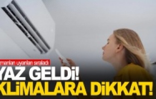 Klimalara dikkat