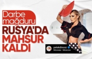 Konser için Rusya'ya giden Petek Dinçöz darbeye yakalandı! Saatler sonra açıklama yaptı