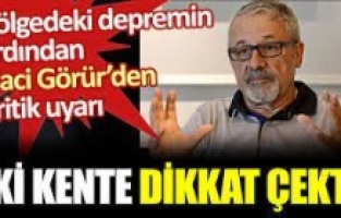 Naci Görür Diyarbakır’a dikkat çekti