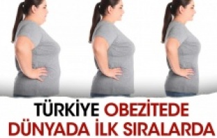 Türkiye obezitede dünyada ilk sıralarda