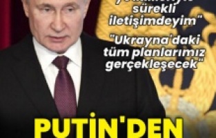 Vladimir Putin'den kriz sonrası ilk açıklama: Önceliğimiz Ukrayna'daki harekat