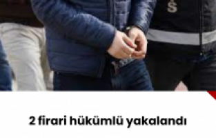 2 firari hükümlü yakalandı