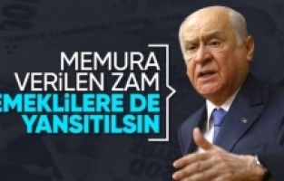 Devlet Bahçeli'den çağrı: Seyyanen artış kök ücrete yansıtılmalı