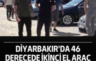 Diyarbakır'da 46 derecede ikinci el araç pazarlığı