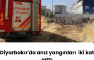 Diyarbakır'da anız yangınları yaklaşık iki kat arttı