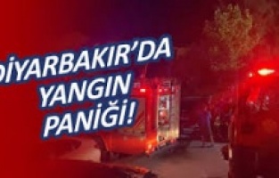 Diyarbakır’da yangın paniği
