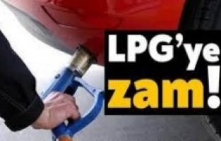 LPG de zamlandı
