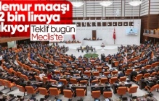 Memur maaşlarıyla ilgili yasa teklifi bugün Meclis'e gelecek