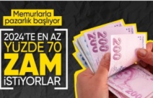 Memurların toplu sözleşme süreci başlıyor: Talep 2024'te yüzde 70 zam