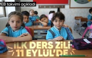 Okulların açılacağı tarih belli oldu