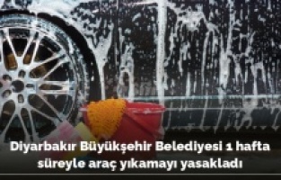 DİSKİ’den oto ve halı yıkama yasağı