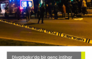 Diyarbakır’da bir genç intihar etti