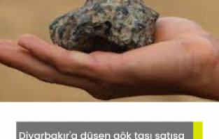 Diyarbakır'a düşen gök taşı satışa çıkarıldı: Köylüler 4 milyon istiyor