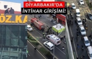 Diyarbakır’da intihar girişimi; polis ikna etti