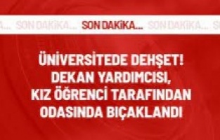 Diyarbakır’da öğrenci, Dekan yardımcısını bıçakladı