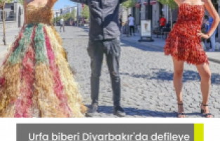 Urfa biberi Diyarbakır'da defileye çıktı