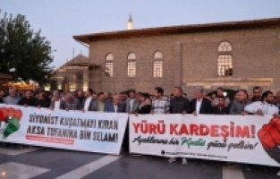 Diyarbakır'dan Filistin'e destek