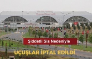 Diyarbakır'da sis nedeniyle uçuşlar iptal edildi