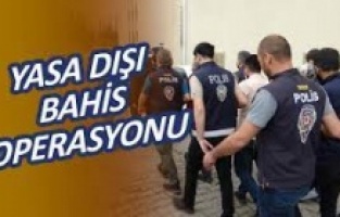 Diyarbakır'da yasa dışı bahis operasyonu