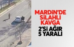 Silahlı kavga: 2'si ağır 5 yaralı