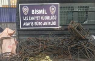 Bismil’de sanayi hırsızına suçüstü