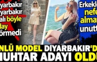 Diyarbakırlı manken muhtar adayı oldu