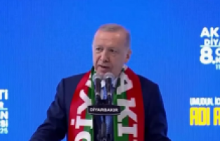 Cumhurbaşkanı Recep Tayyip Erdoğan Diyarbakır'da konuşuyor : Artık yeni şeyler söyleme vaktidir