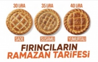 2026 Ramazan pidesinin fiyatı belli oldu