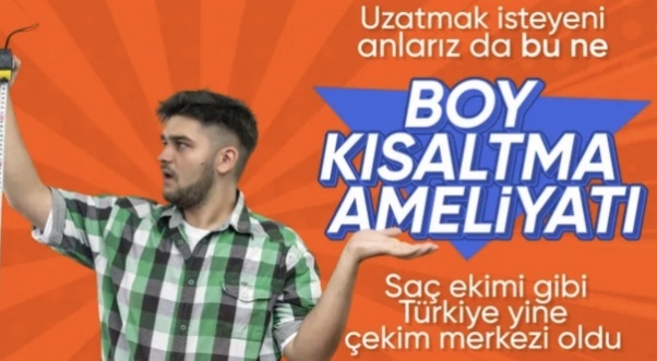 Tıbbi turizm üssü olan Türkiye boy kısaltma ameliyatlarında da ilk tercih