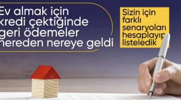 Faiz indirimleri konut kredilerine de yansıdı