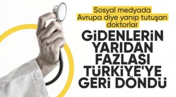 Kemal Memişoğlu: Yurt dışına giden doktorlar geri dönüyor