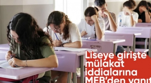 MEB’den liselere giriş iddialarına net yanıt