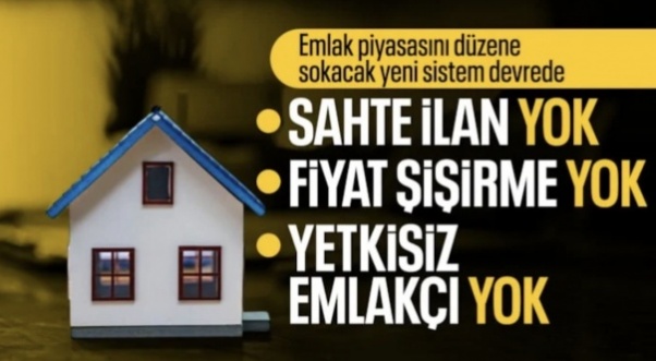 Satılık taşınmaz ilanlarında yeni dönem: Elektronik ilan doğrulama sistemi