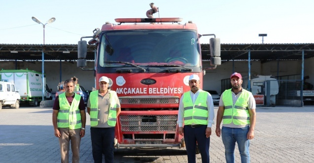 Akçakale’den Manavgat’a itfaiye desteği