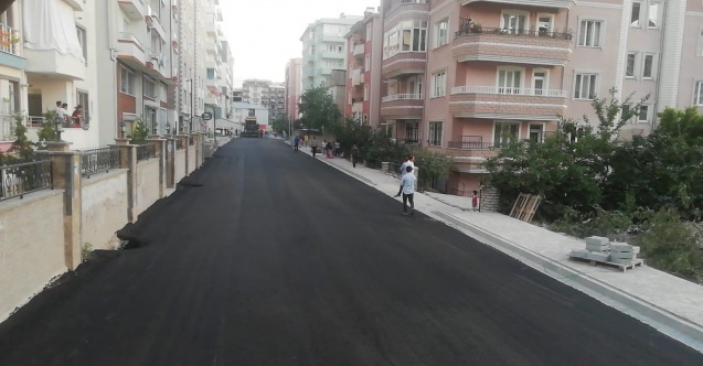 İpekyolu Belediyesinden sıcak asfalt çalışması