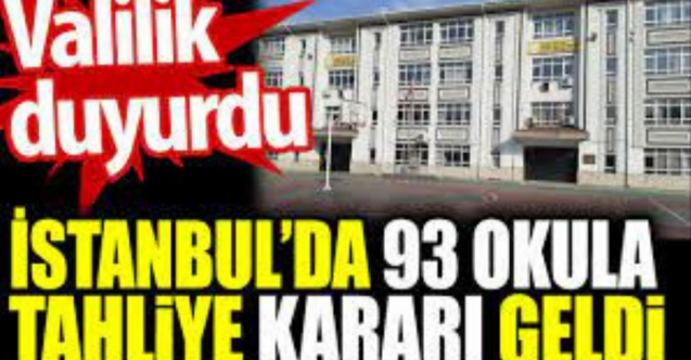 İstanbul'da 93 riskli okuldaki öğrenciler güvenli okullara nakil edilecek