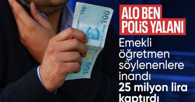 Çanakkale'de telefon dolandırıcıları emekli öğretmeni 25 milyon TL dolandırdı