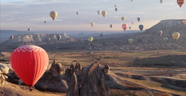 Balon turizminde zirve Türkiye'nin
