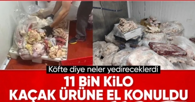 Ankara’da 3 işletmeye operasyon: 11 bin 250 kilo kaçak et ve tavuk ele geçirildi